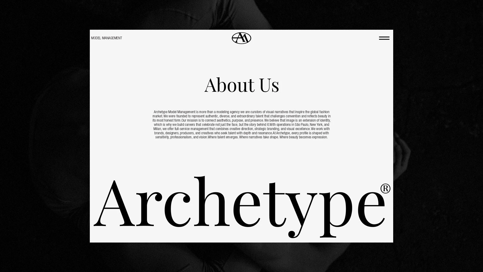 Archetype Model Management