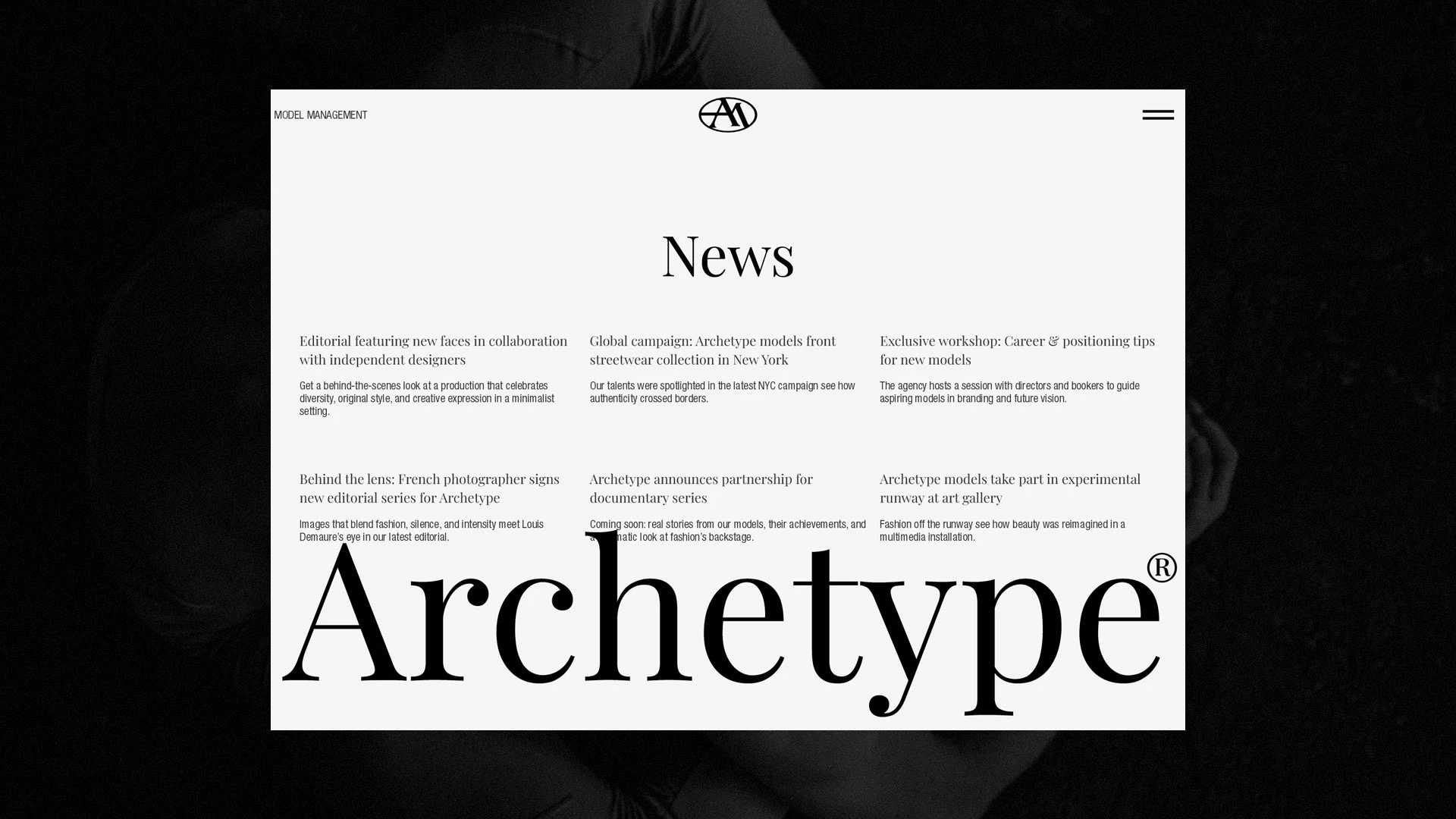 Archetype Model Management